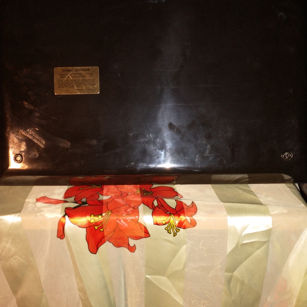 SPECTACULAR VINTAGE COUROC TRAY - Picture 8 of 16